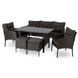 Комплект садовой мебели MEBEL ELITE ATLANTA Черный