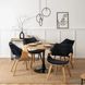 Стул бархатный MEBEL ELITE LUISE Velvet Черный