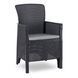 Комплект садових меблів MEBEL ELITE FRESNO Чорний