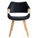 Стул бархатный MEBEL ELITE LUISE Velvet Черный