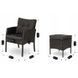 Комплект садовой мебели MEBEL ELITE ATLANTA Черный