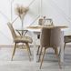 Стул бархатный MEBEL ELITE RODRI Velvet Бежевый / Натуральный