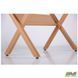 Cтол обеденный Maple AMF 120X70 Dark Beech / Скло Прозоре