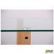 Cтол обеденный Maple AMF 120X70 Dark Beech / Скло Прозоре