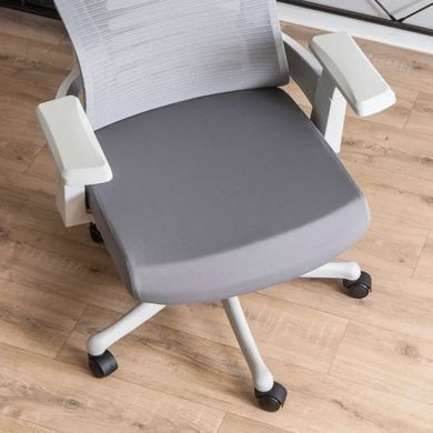 Стілець офісний обертовий MEBEL ELITE CARET 2 сірий фотографія