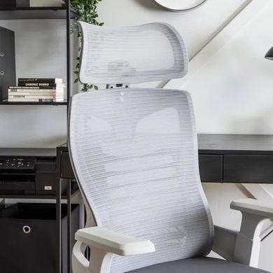 Стілець офісний обертовий MEBEL ELITE CARET 2 сірий фотографія