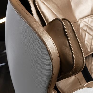 Массажное кресло MEBEL ELITE RX ULTRA PRO MAX экокожа бежевий фотография