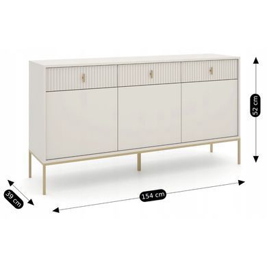 Комод MEBEL ELITEMARCOS 154 Кашемір/золоти фотографія