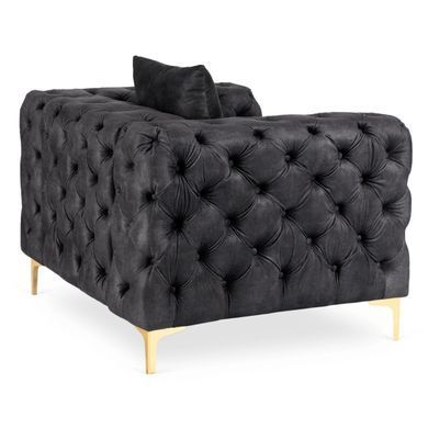 Кресло MEBEL ELITE SORRENTO 1S Черный фотография