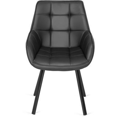 Стул поворотный MEBEL ELITE LUNA Черный фотография