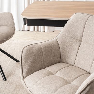 Стілець поворотний MEBEL ELITE PEONY 2 Беж фотографія