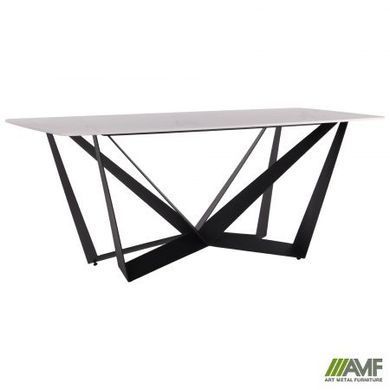 Стіл обідній William AMF 180X80 ceramics Carrara bianco фотографія