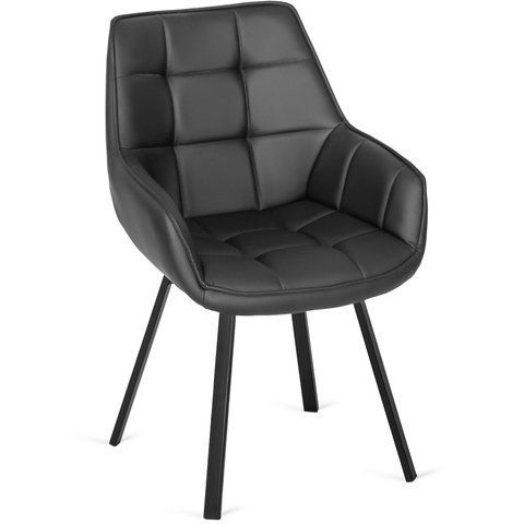 Стул поворотный MEBEL ELITE LUNA Черный фотография
