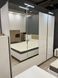 Шафа для одягу Perfect Home Арко / Arco 4-дверна з дзеркалом 4D2S/220 Білий глянець/дуб грандсон