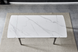 Стіл розкладний BONN II CERAMIC Intarsio 140(200)x90 Білий Глянець Кераміка Чорний