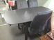 Стіл розкладний T-600 VETRO 120(180)x80 Чорний Мат