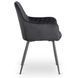 Стул бархатный MEBEL ELITE BRESSO Velvet Черный