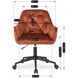 Стул офисный поворотный бархатный MEBEL ELITE MILAN 2 Velvet Красный / Черный