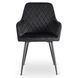 Стул бархатный MEBEL ELITE BRESSO Velvet Черный