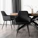 Стул бархатный MEBEL ELITE BRESSO Velvet Черный