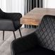 Стул бархатный MEBEL ELITE BRESSO Velvet Черный