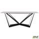 Стіл обідній William AMF 180X80 ceramics Carrara bianco