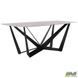 Стіл обідній William AMF 180X80 ceramics Carrara bianco