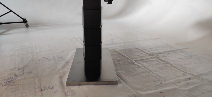 Стіл розкладний TML-850 VETRO 110(150)x70 Чорний Онікс фотографія