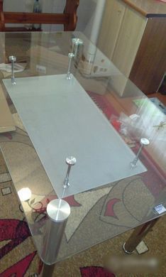 Стіл Скляний HEKTOR Signal 120x70X75 фотографія