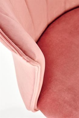 Крісло поворотне PASCO Velvet Halmar Рожевий фотографія