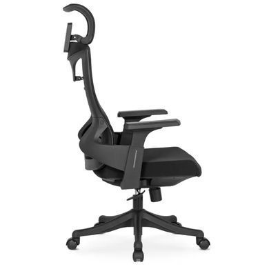 Стілець офісний обертовий MEBEL ELITE CARET Чорний фотографія