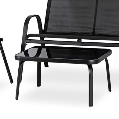 Комплект садових меблів MEBEL ELITE MINNESOTA Чорний