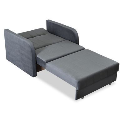 Набір з 2х розкладних крісел MEBEL ELITE VERO 97 см Сірий / велюр фотографія