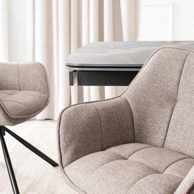 Стул поворотный MEBEL ELITE PEONY 2 Капучино фотография