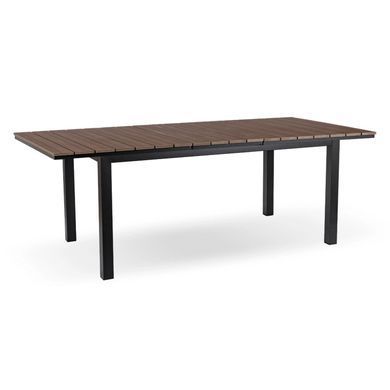 Стіл Розкладний обідній ARGOS MEBEL ELITE 140(180)х90 Горіх /чорний фотографія