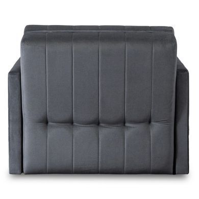 Набір з 2х розкладних крісел MEBEL ELITE VERO 97 см Сірий / велюр фотографія