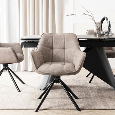 Стул поворотный MEBEL ELITE PEONY 2 Капучино фотография