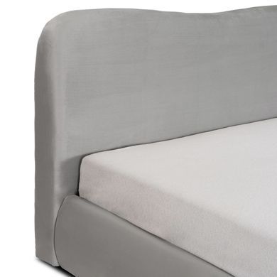 Ліжко двоспальне MEBEL ELITE BRISTOL 180x200 см Сірий фотографія