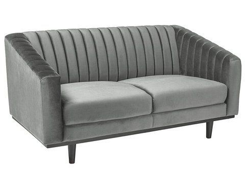 Софа ASPREY Velvet 2 Signal Серый ** фотография