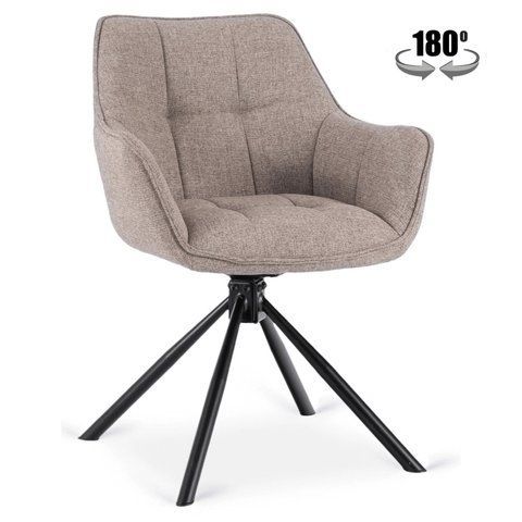 Стул поворотный MEBEL ELITE PEONY 2 Капучино фотография