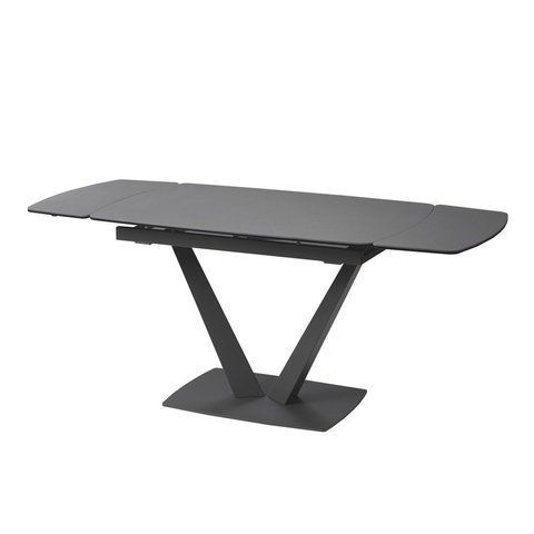 Стол раскладной ELVI PURE GREY Concepto 120(180)x80 Керамика Матовый Серый фотография