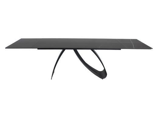 Стіл Обідній DIUNA CERAMIC Signal CERAMIC SAHARA NOIR 160(240)X90 Чорна Сахара Нуар / Чорний мат фотографія