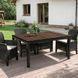 Стіл Розкладний обідній ARGOS MEBEL ELITE 140(180)х90 Горіх /чорний