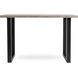 Стол MEBEL ELITE ALTE 120х65 см Бетон / черный