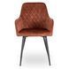 Стілець оксамитовий MEBEL ELITE BRESSO Velvet Рудий