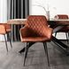 Стілець оксамитовий MEBEL ELITE BRESSO Velvet Рудий