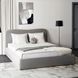 Ліжко двоспальне MEBEL ELITE BRISTOL 180x200 см Сірий