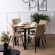 Стіл MEBEL ELITE TEO 100X100 Золотий дуб