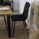 Стілець оксамитовий MEBEL ELITE PERU Velvet, Чорний