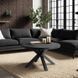 Журнальний столик MEBEL ELITE LINCOLN 80x80&nbsp;Чорний